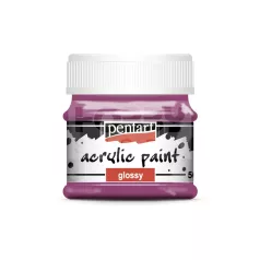   Pentart Fényes mályva színű akril bázisú hobbi festék 50 ml
