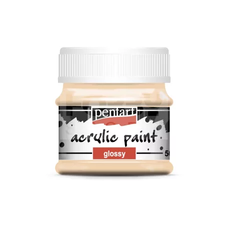 Pentart Fényes púderszín színű akril bázisú hobbi festék 50 ml
