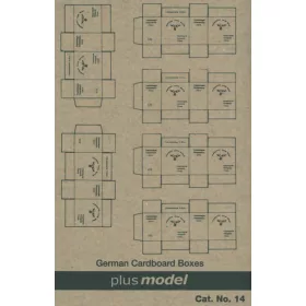   Plus Model Deutsche Transport Kartons WW II – dioráma kellék makett