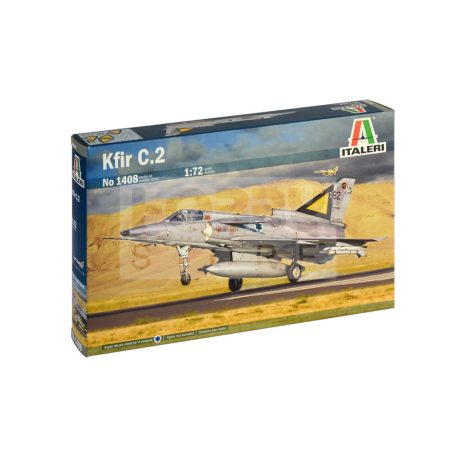 Italeri KFIR C.2 1:72 repülőgép makett 1408IT