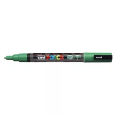   UNI POSCA PC-3M ZÖLD színű kúpos hegyű dekormarker-filctoll (0.9-1.3 mm) - 14156U