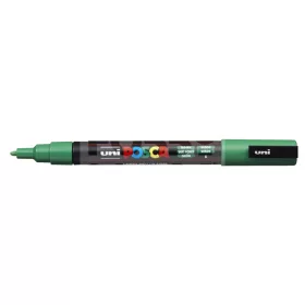   UNI POSCA PC-3M ZÖLD színű kúpos hegyű dekormarker-filctoll (0.9-1.3 mm) - 14156U