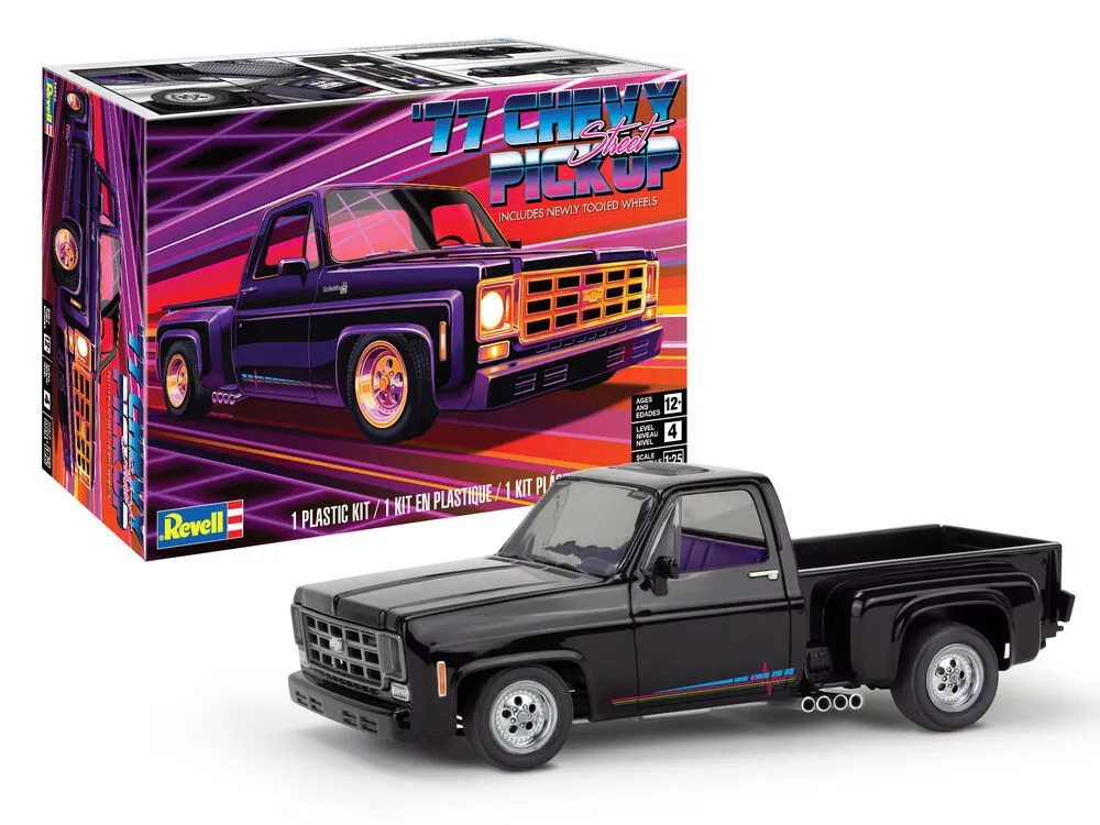 Maqueta Avion Revell Modelo A Escala 1/24 Chevy Street Pickup 1977 - Camión Clás