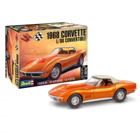 Revell '68 Corvette L-88 Roadster – 1:25 autó makett