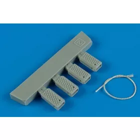   Wheelliant US. Navy poly. wheel chock w/nyl.thread – 1:48 dioráma kellék makett