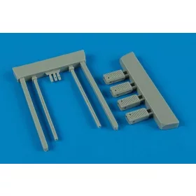   Wheelliant U.S. Navy poly. wheel chock NWC-4/5 la. – dioráma kellék makett