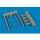 Wheelliant U.S. Navy poly. wheel chock NWC-4/5 la. – dioráma kellék makett