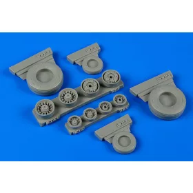   F-14A Tomcat weighted wheels for Academy - terhelt futóműkerekek