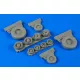 F-14A Tomcat weighted wheels for Academy - terhelt futóműkerekek