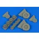F-14A Tomcat weighted wheels f.Tamiya - terhelt futóműkerekek