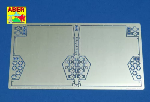 Aber Models Exhaust covers for TigerI, Ausf.E-(Early/Late version) - kipufogóvédő burkolatok