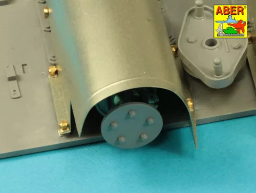 Aber Models Exhaust covers for TigerI, Ausf.E-(Early/Late version) - kipufogóvédő burkolatok
