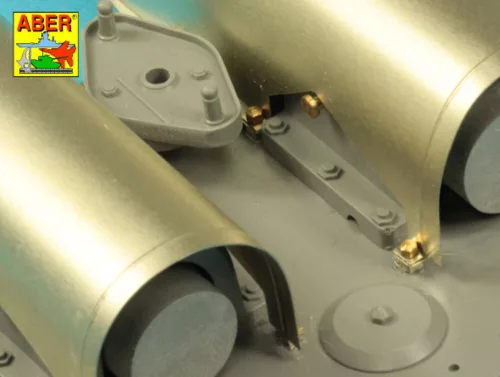 Aber Models Exhaust covers for TigerI, Ausf.E-(Early/Late version) - kipufogóvédő burkolatok