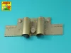 Aber Models Exhaust covers for TigerI, Ausf.E-(Early/Late version) - kipufogóvédő burkolatok