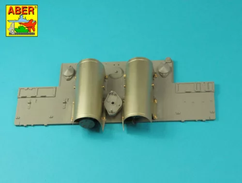Aber Models Exhaust covers for TigerI, Ausf.E-(Early/Late version) - kipufogóvédő burkolatok