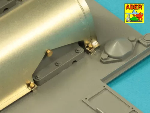 Aber Models Exhaust covers for TigerI, Ausf.E-(Early/Late version) - kipufogóvédő burkolatok