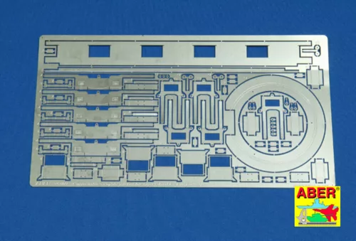 Aber Models Commander's coupola interior for TigerI, Ausf.E-(Early version) - parancsnoki kupola belső részletei