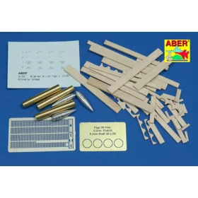   Aber Models 8,8cm Tiger I A/T Ammo with box - 8,8 cm-es Tiger I A/T lőszerkészlet