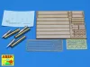 Aber Models 8,8 cm Tiger I high-explosive Ammo with box - 8,8 cm-es repesz-romboló lőszerkészlet