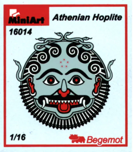 MiniArt Athenian   Hoplite. V c. B.C. – 1:16 figura makett