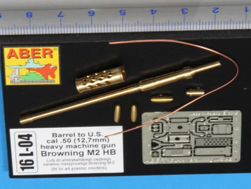 Aber Models 8,8 cm Tiger I high-explosive Ammo with box - 8,8 cm-es repesz-romboló lőszerkészlet