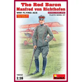   MiniArt Red Baron. Manfred von Richthofen.WW1 Flying Ace – 1:16 figura makett