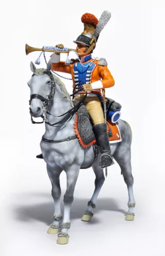 MiniArt Trumpeter. 2nd Westphalian Cuirassiers Regiment – 1:16 figura makett