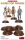 MiniArt Bases for Figures 6 pc – 1:16 / 1:32 / 1:35 / 1:48 dioráma-kiegészítő