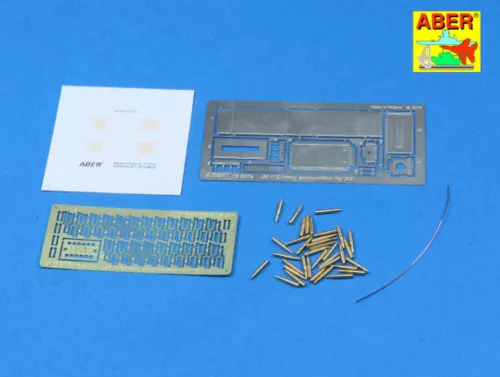 Aber Models .50 cal. Amuunition with box set for M2 MG - M2 géppuskához való .50 cal lőszer és lőszeres láda