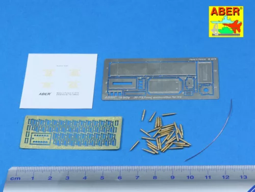 Aber Models .50 cal. Amuunition with box set for M2 MG - M2 géppuskához való .50 cal lőszer és lőszeres láda