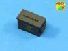 Aber Models .50 cal. Amuunition with box set for M2 MG - M2 géppuskához való .50 cal lőszer és lőszeres láda