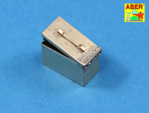 Aber Models .50 cal. Amuunition with box set for M2 MG - M2 géppuskához való .50 cal lőszer és lőszeres láda
