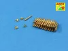 Aber Models .50 cal. Amuunition with box set for M2 MG - M2 géppuskához való .50 cal lőszer és lőszeres láda