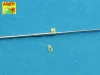 Aber Models Set of US Army MS antennas to MP-48 base - amerikai hadsereg MS antennakészlet MP-48 antennatalphoz