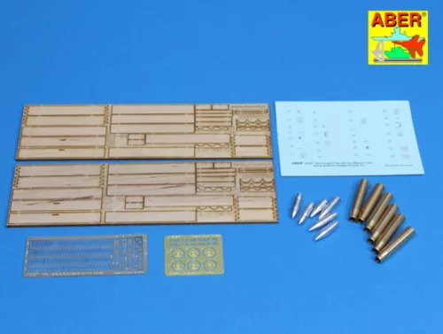 Aber Models Transport boxes with 6 ammo PzKpfw. IV - 6 lőszerhez való szállítóláda-készlet