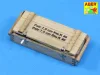 Aber Models Transport boxes with 6 ammo PzKpfw. IV - 6 lőszerhez való szállítóláda-készlet