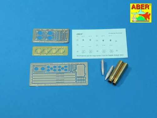 Aber Models Ammo stowage rack type A for long rounds - A típusú lőszertároló keret hosszú lőszerekhez