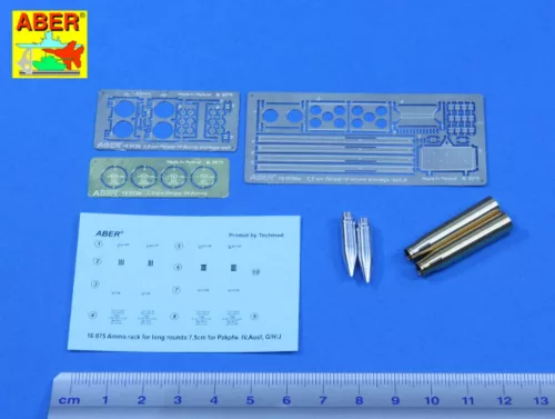 Aber Models Ammo stowage rack type A for long rounds - A típusú lőszertároló keret hosszú lőszerekhez