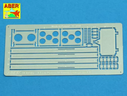 Aber Models Ammo stowage rack type B for long rounds - B típusú lőszertároló keret hosszú lőszerekhez