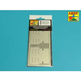   Aber Models Tiger I, E Tunisia 501 abt.- Exhaust Covers - Tiger I, E Tunisia 501 abt.- kipufogóvédő burkolatok