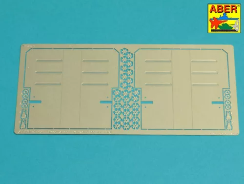 Aber Models Tiger I, E Tunisia 501 abt.- Exhaust Covers - Tiger I, E Tunisia 501 abt.- kipufogóvédő burkolatok