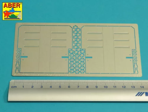 Aber Models Tiger I, E Tunisia 501 abt.- Exhaust Covers - Tiger I, E Tunisia 501 abt.- kipufogóvédő burkolatok