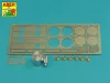 Aber Models Tiger I, E Tunisia 501 abt.- Air filter covers - légszűrő-burkolatok