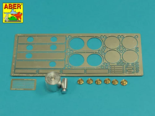 Aber Models Tiger I, E Tunisia 501 abt.- Air filter covers - légszűrő-burkolatok