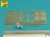 Aber Models Tiger I, E Tunisia 501 abt.- Air filter covers - légszűrő-burkolatok
