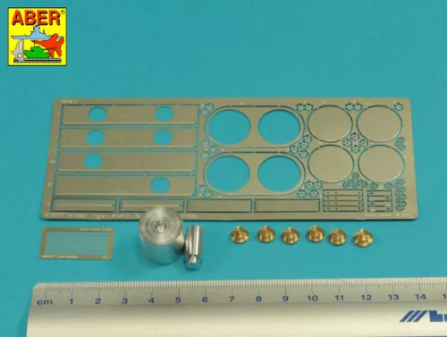 Aber Models Tiger I, E Tunisia 501 abt.- Air filter covers - légszűrő-burkolatok