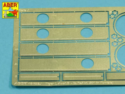 Aber Models Tiger I, E Tunisia 501 abt.- Air filter covers - légszűrő-burkolatok