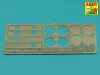 Aber Models Tiger I, E Tunisia 501 abt.- Air filter covers - légszűrő-burkolatok