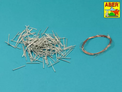 Aber Models Pz.Kpfw.I Ausf. A/B -track link pins x 200 pcs. - lánctalp-csapszegek, 200 db