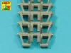 Aber Models Pz.Kpfw.I Ausf. A/B -track link pins x 200 pcs. - lánctalp-csapszegek, 200 db